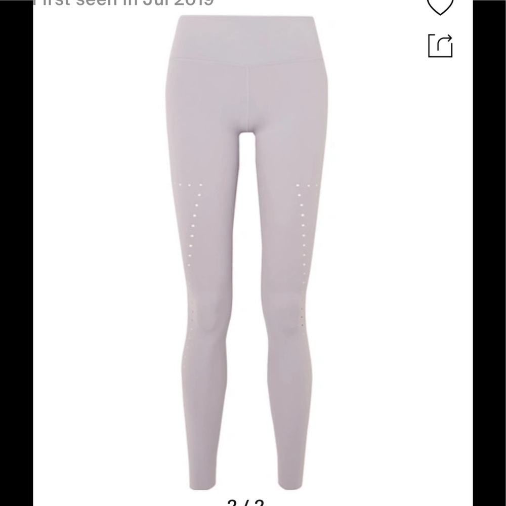 VARLEY PERFORATED LEGGING LIGHT GRAY SIZE MEDIUM